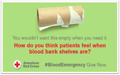 Blood Emergency Give Now